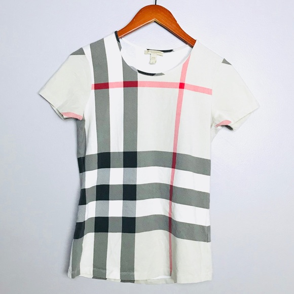 burberry plaid shirt womens